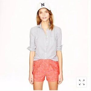 J. Crew Women’s Shorts in Coral Jacquard 12